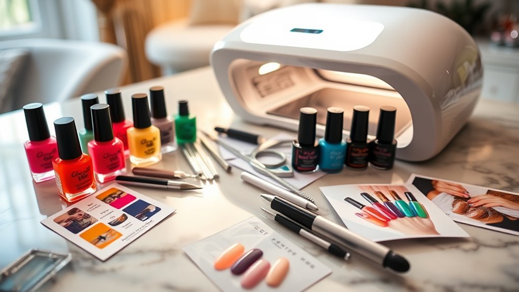 beginner friendly gel nail kit