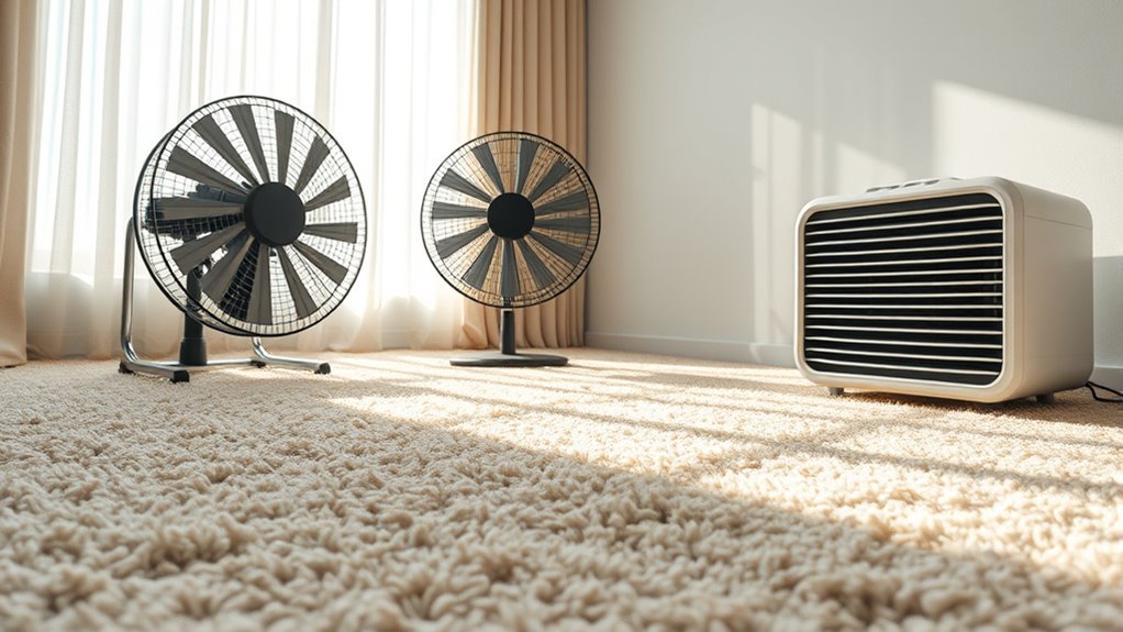 carpet drying considerations factors