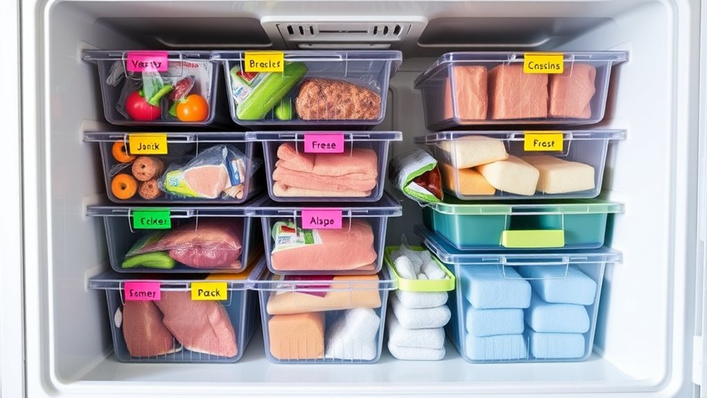 chest freezer storage solutions