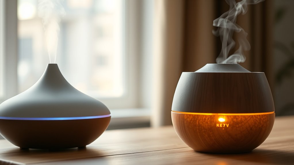 choosing humidifier or diffuser
