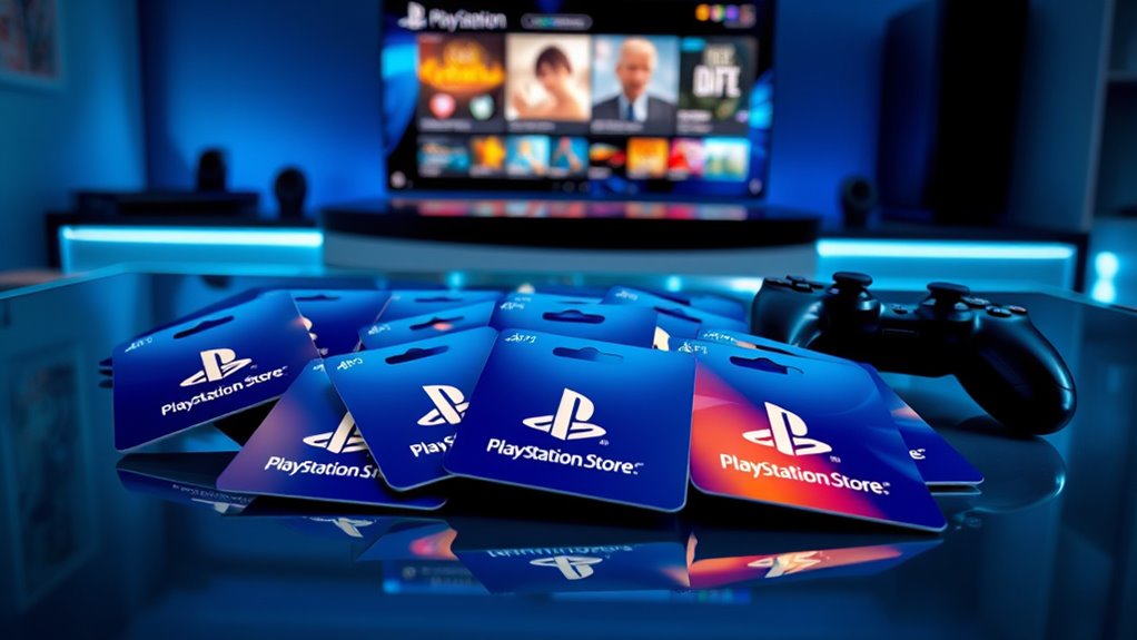 choosing playstation gift cards
