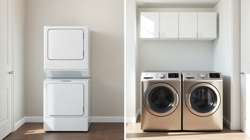 choosing washer dryer setup