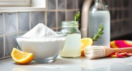 cleaning with vinegar and baking soda