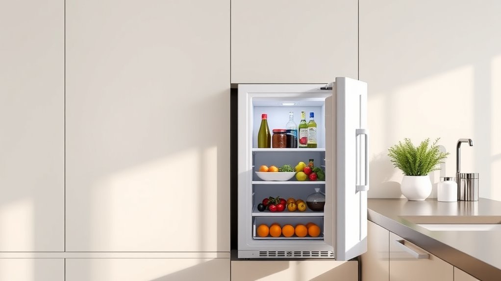 compact small space refrigerators