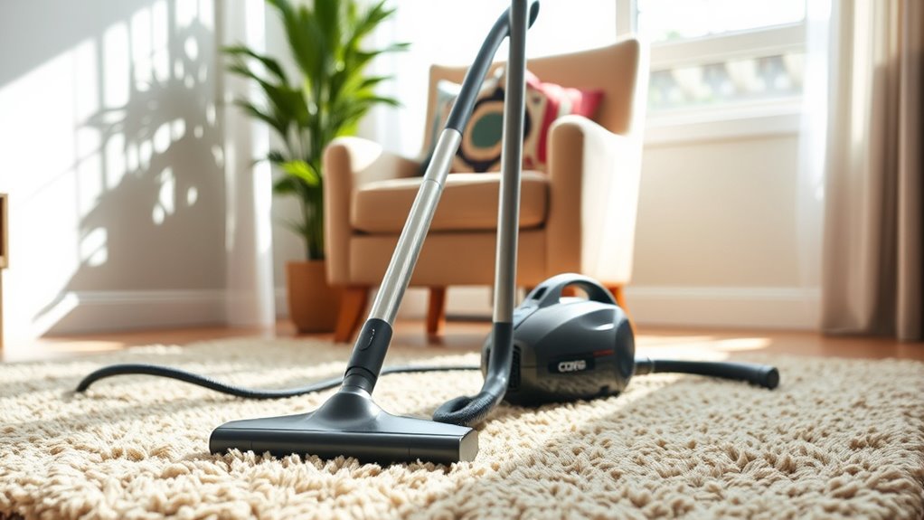 dust resettles after vacuuming