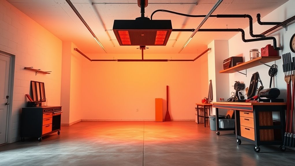 garage infrared heater considerations