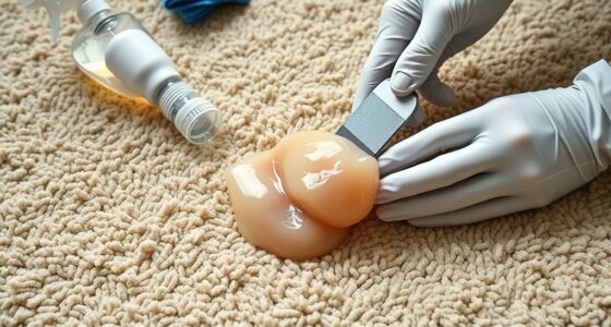 gum removal from carpets