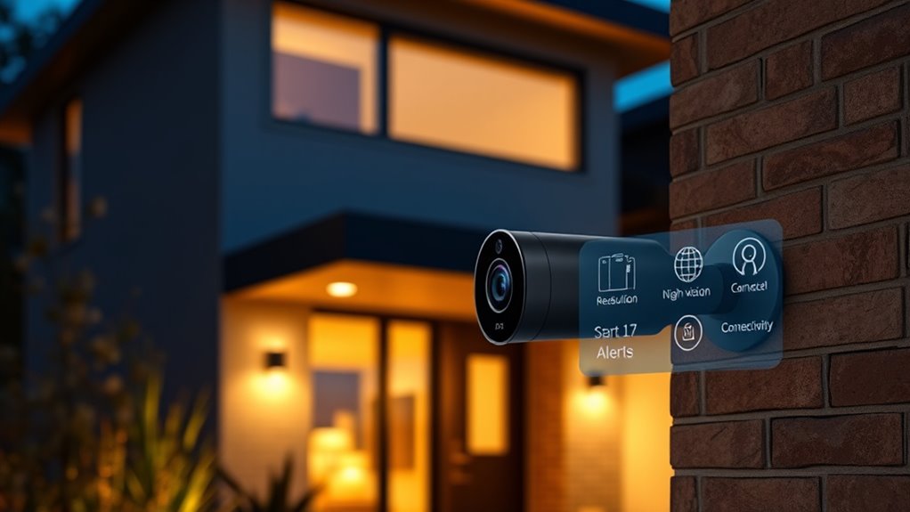 key security camera features