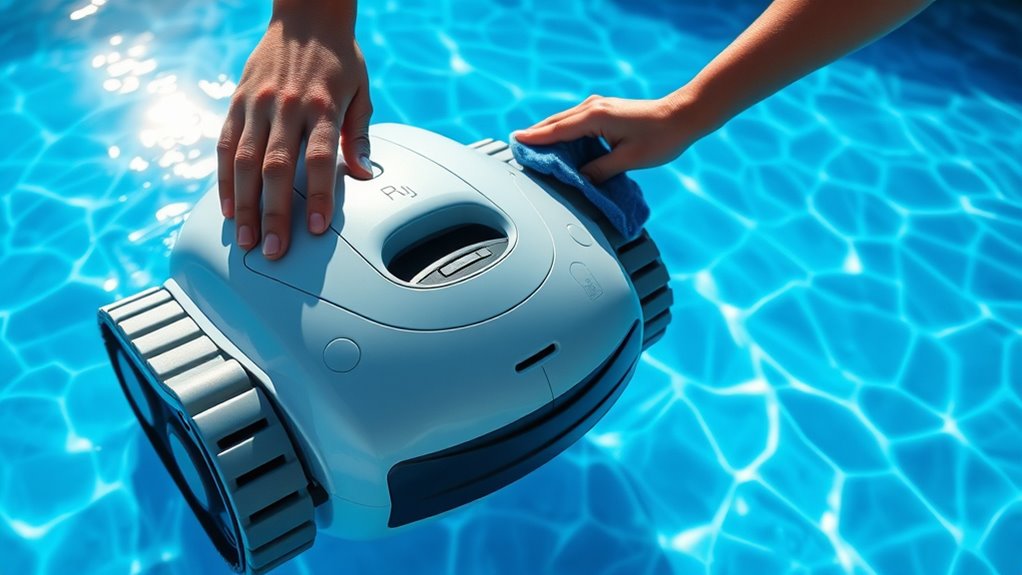 maintenance considerations for robotic pool cleaner
