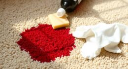 red wine carpet stain removal
