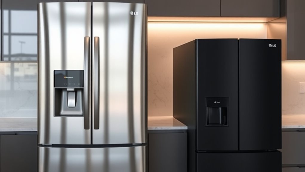 refrigerator features and fit