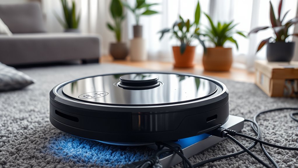 robot vacuum charging issues