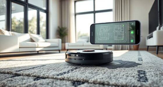 robot vacuum mapping setup