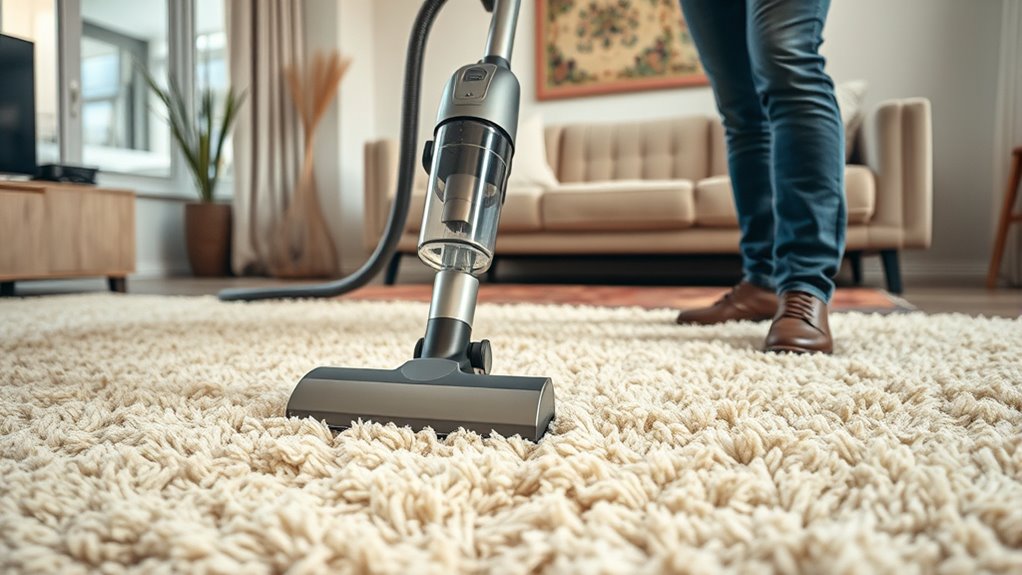 shag carpet vacuuming tips