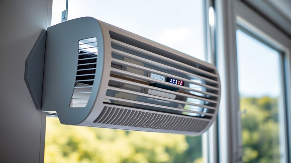 size airflow reversibility noise