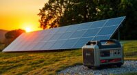 solar panels versus generators