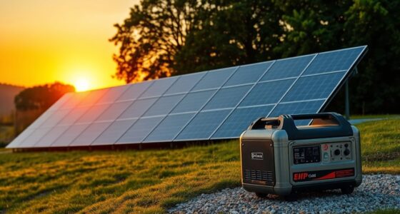 solar panels versus generators