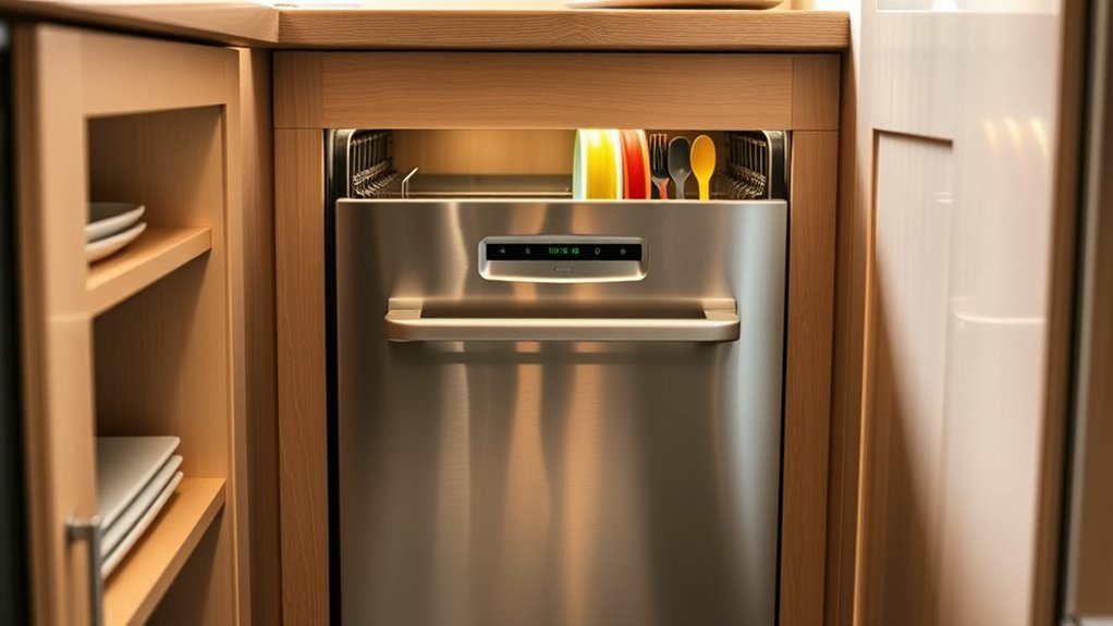 space saving efficient dishwasher selection