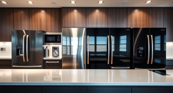 stainless vs black appliances