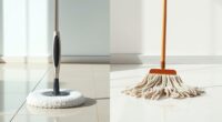 steam mop versus regular mop