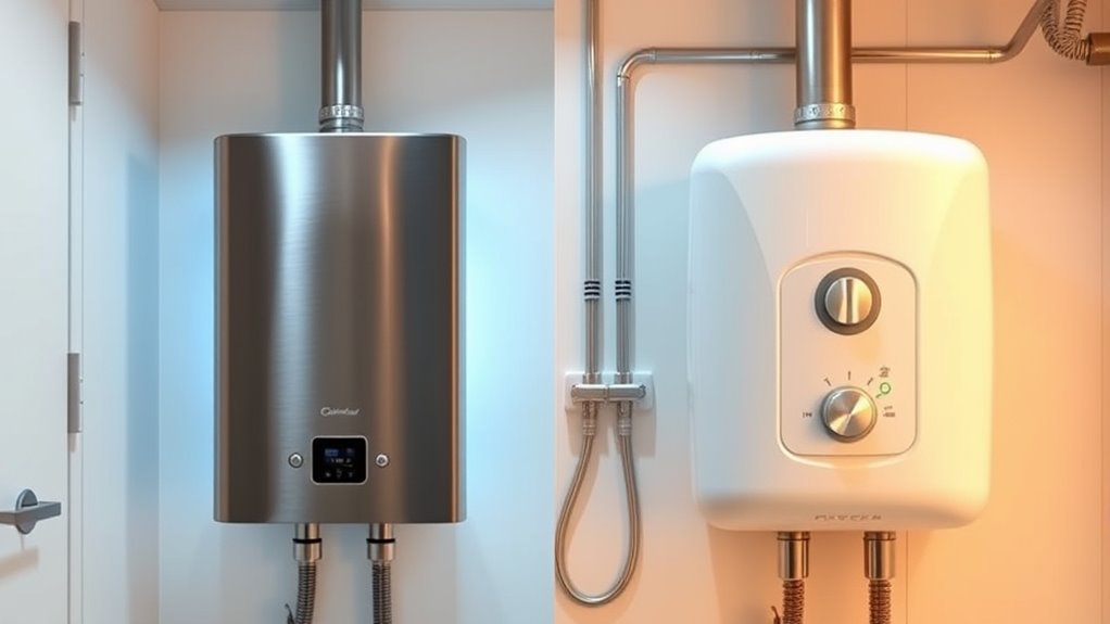 tankless vs tank water heaters