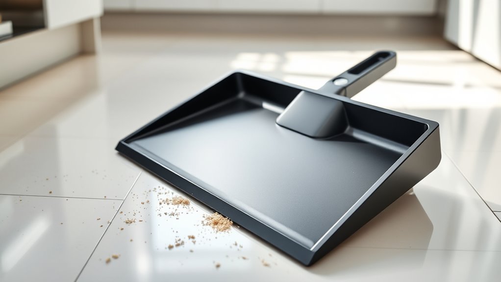 top central vacuum dustpans