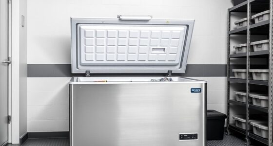 top garage chest freezers