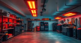 top garage infrared heating