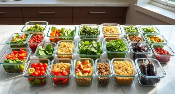 top glass meal storage