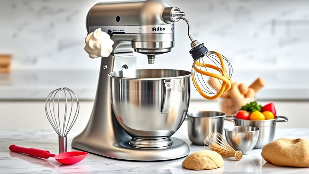 top mixer attachments list