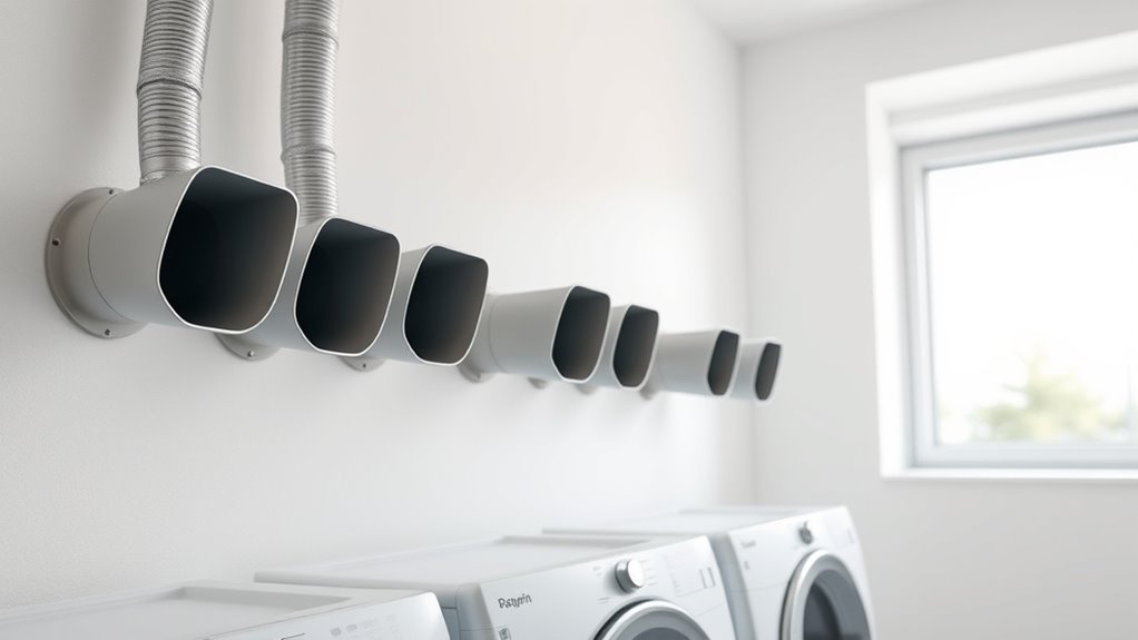 top slim dryer vent ducts