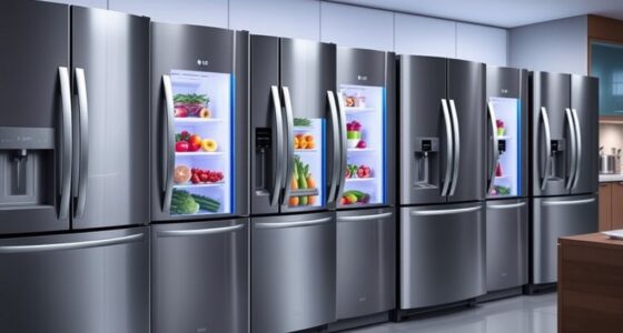 top stylish efficient lg refrigerators