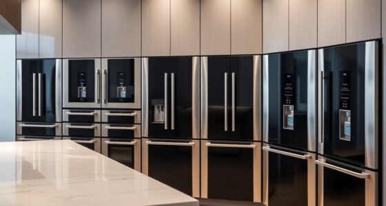 top stylish space saving refrigerators