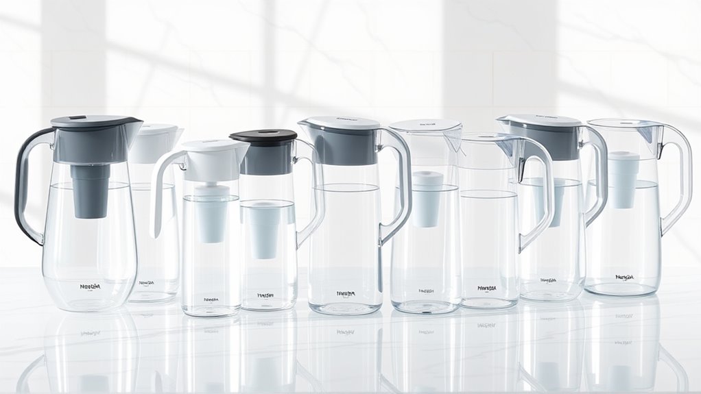 top water filter pitchers