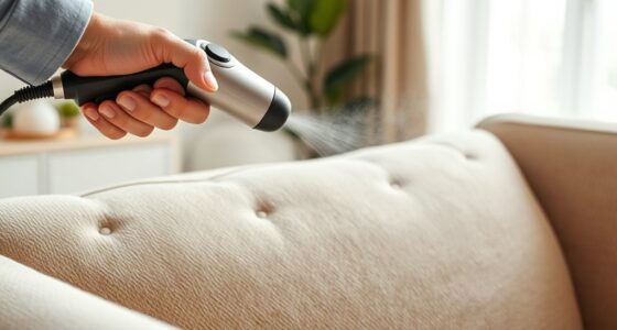 upholstery steam cleaning tips