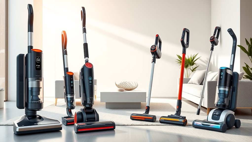 vacuum features for cleaning