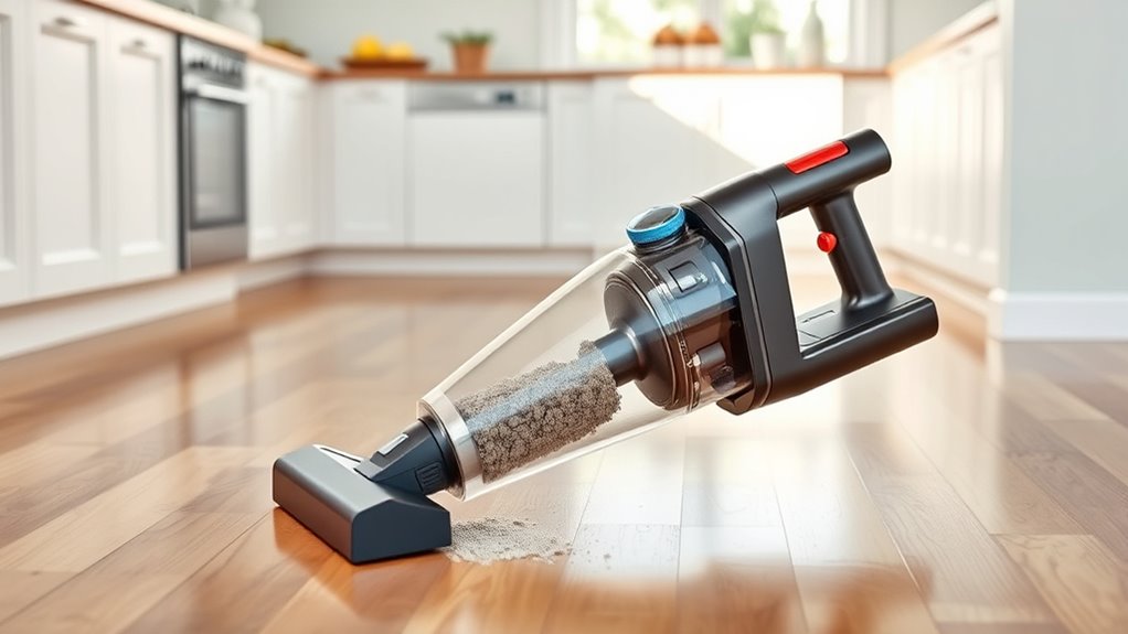 vacuum features for cleaning