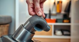 vacuum hose clog removal