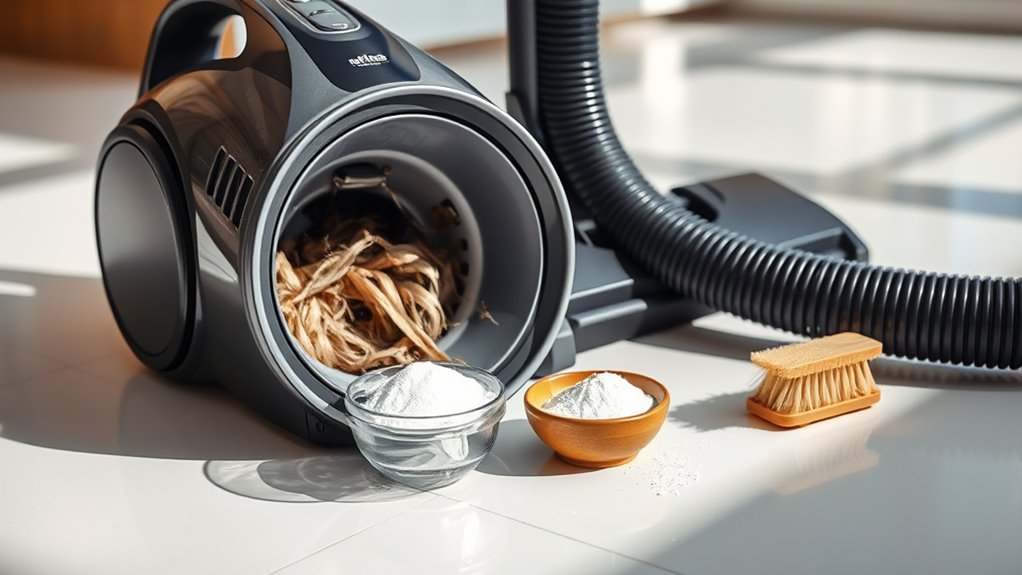 vacuum odor causes solutions