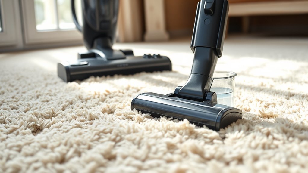 vacuum wet carpet considerations