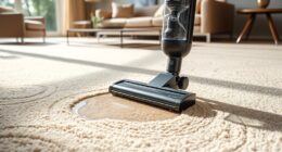 vacuuming wet carpet risks
