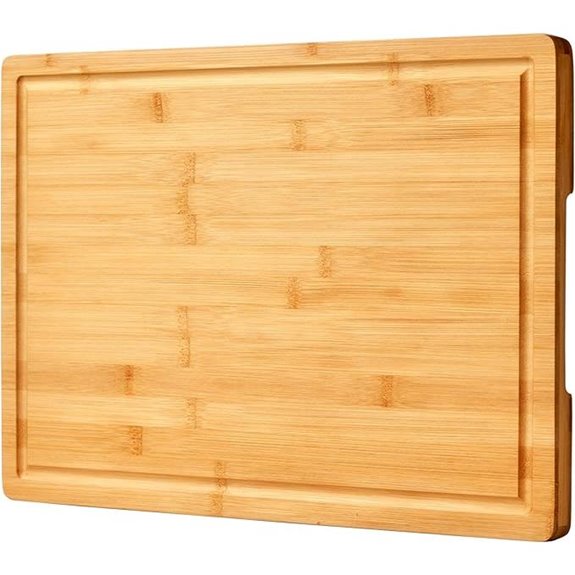Bamboo Cheese & Charcuterie Board with Handles