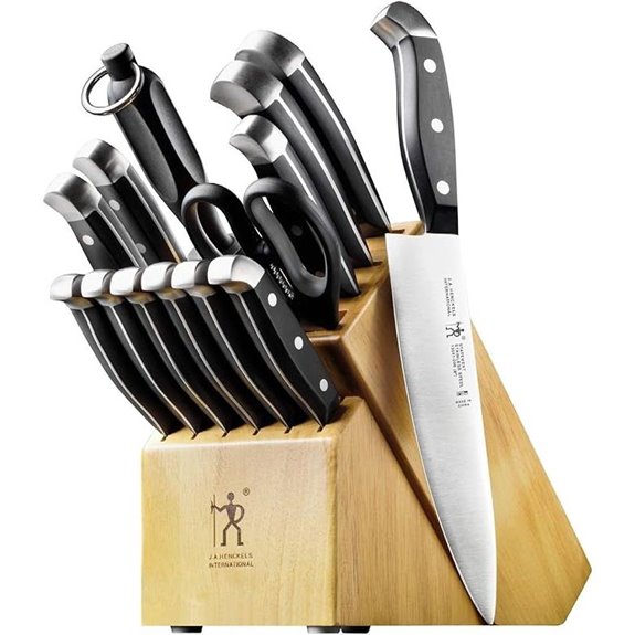 Henckels 15-Piece Gourmet Knife Set with Block