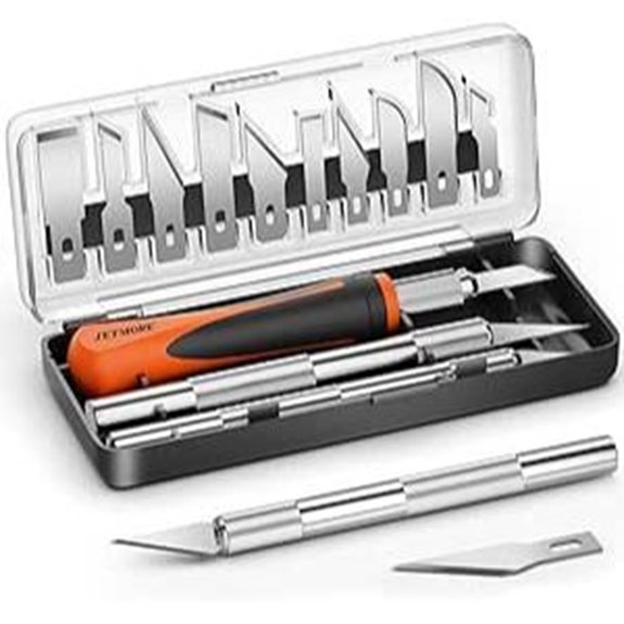 16-Piece Craft Knife & Blade Set for Hobby Projects