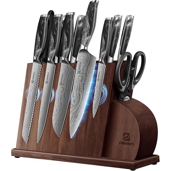 14-Piece German High Carbon Stainless Steel Knife Set