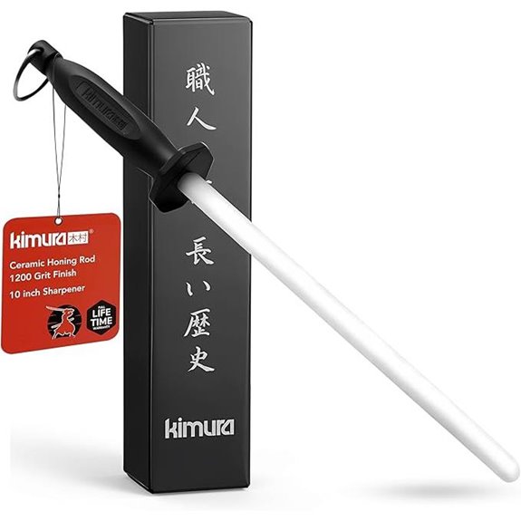 Kimura Ceramic Honing Rod 10-Inch 1200 Grit