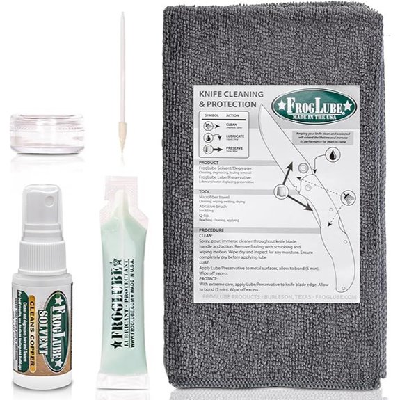 FrogLube Knife Cleaning Kit with Lubricant and Cleaner