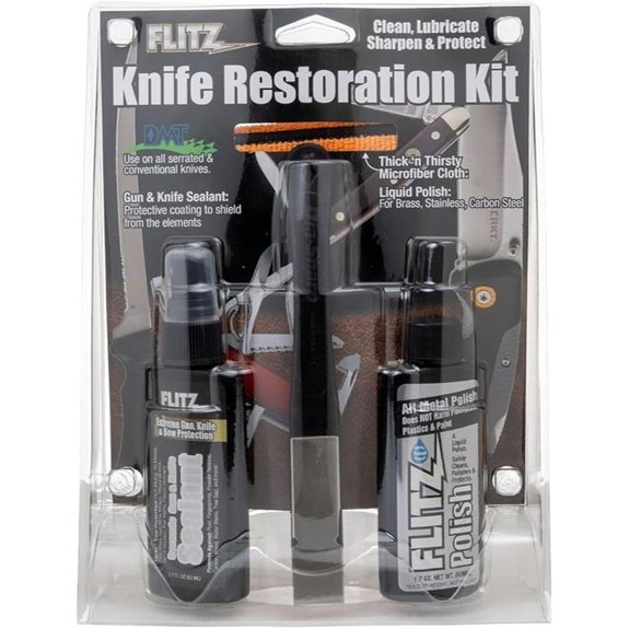 Flitz Knife Restoration Kit with Polish & Sharpener