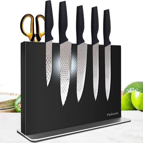 Magnetic Knife Block Without Knives for Kitchen Counter