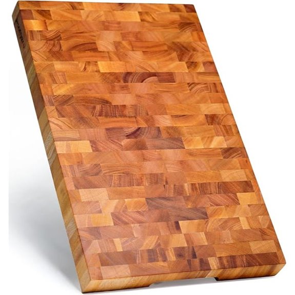 SHUMARU Mahogany End-Grain Cutting Board in Bali